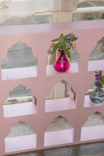 Antique pink Indian shelf