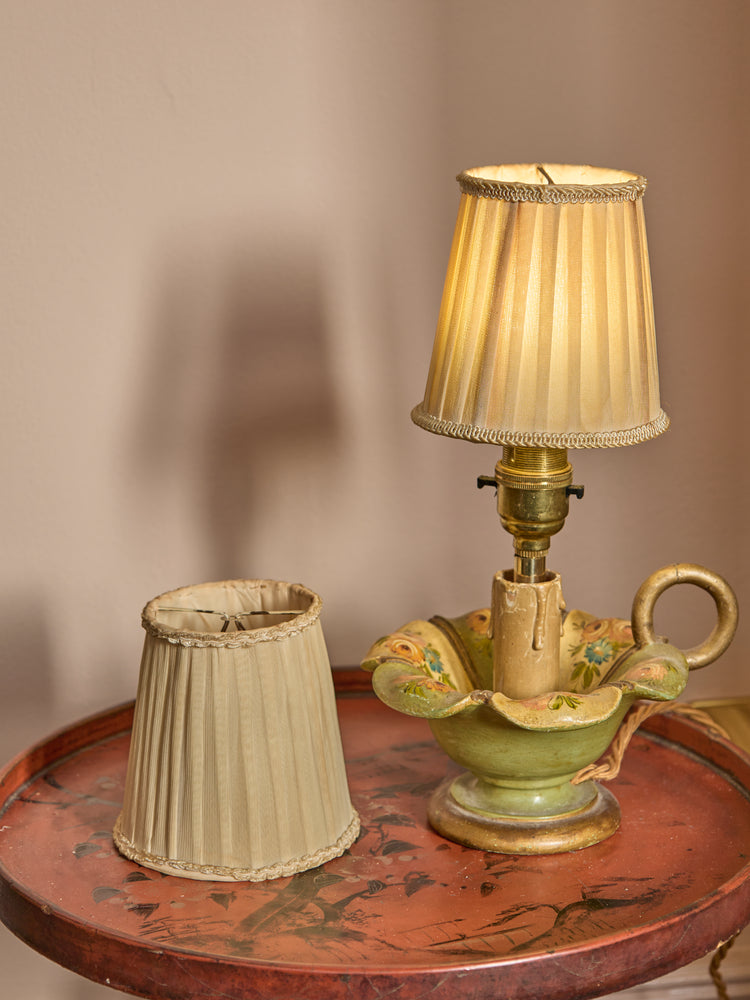 A sweet pair of vintage lampshades