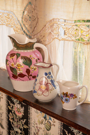 Large Antique Pink Jug