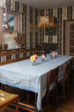 Vintage indian block print tablecloth