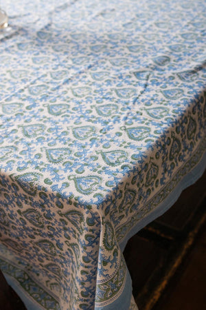 Vintage indian block print tablecloth
