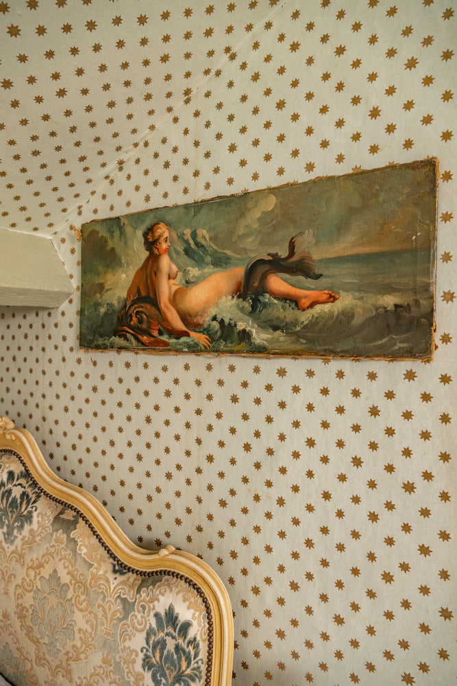 Antique French (rare) 1800's Nude oil painting