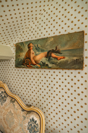 Antique French (rare) 1800's Nude oil painting