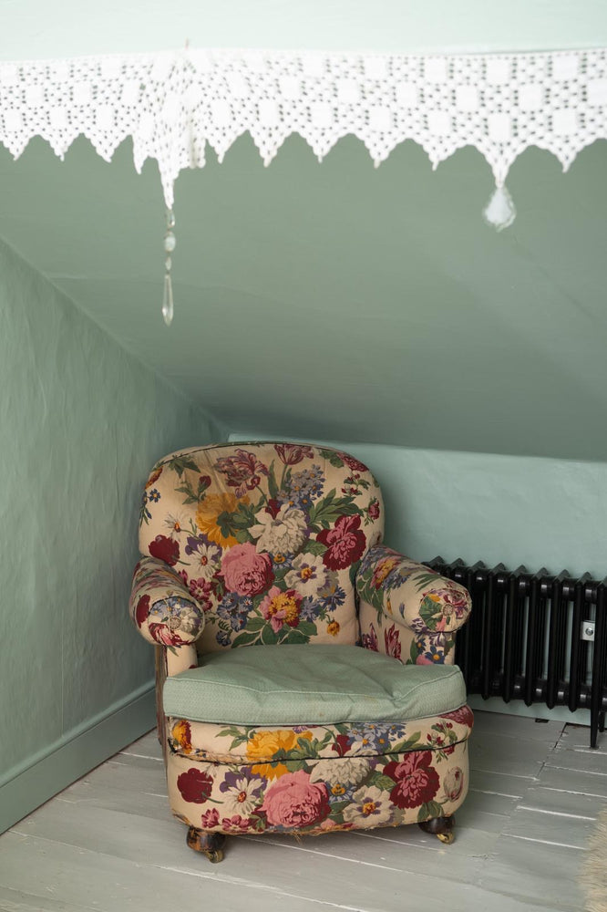 Vintage floral 1940s Armchair