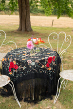 Antique 1920s piano shawl (damaged)