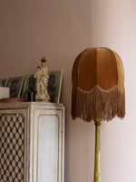 Original 60s brown Biba fringe lampshade (Rare)