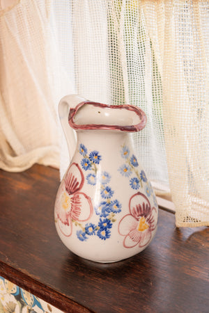Antique floral Folk Jug