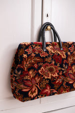 Vintage floral Carpet bag