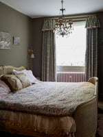 Antique floral bedspread/ throw