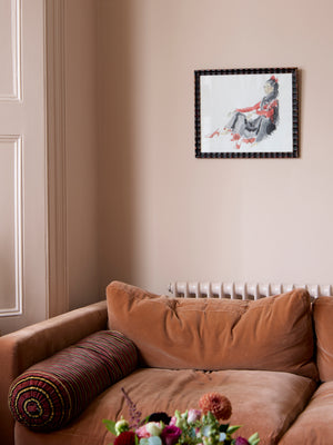 Antique pair of framed nude pencil drawings