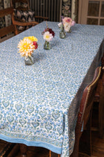 Vintage indian block print tablecloth