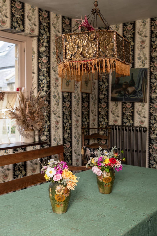 Antique Toile Vases