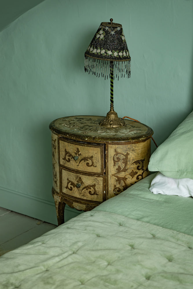 A pair of (rare) Antique italian florentine oval side tables