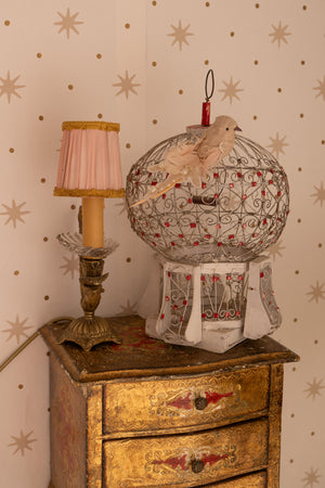 Antique French balloon bird cage