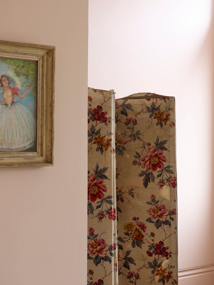 Antique floral screen