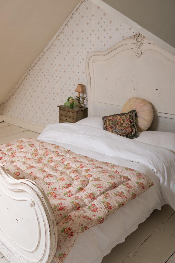 Vintage floral quilt