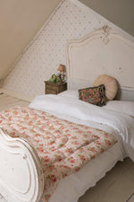 Vintage floral quilt