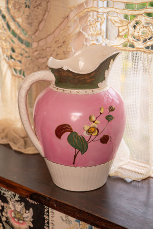 Large Antique Pink Jug