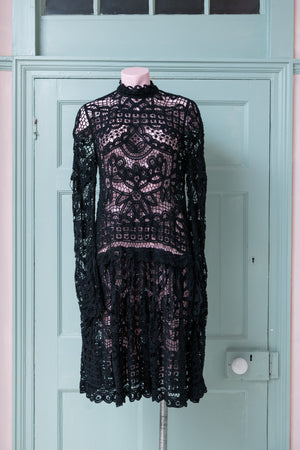 marc by marc jacobs black lace dress Marc by Marc Jacobs black lace dress Size 8 #goth #lace