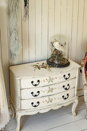 Antique Floral chest of drawers