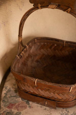 Antique bunny basket