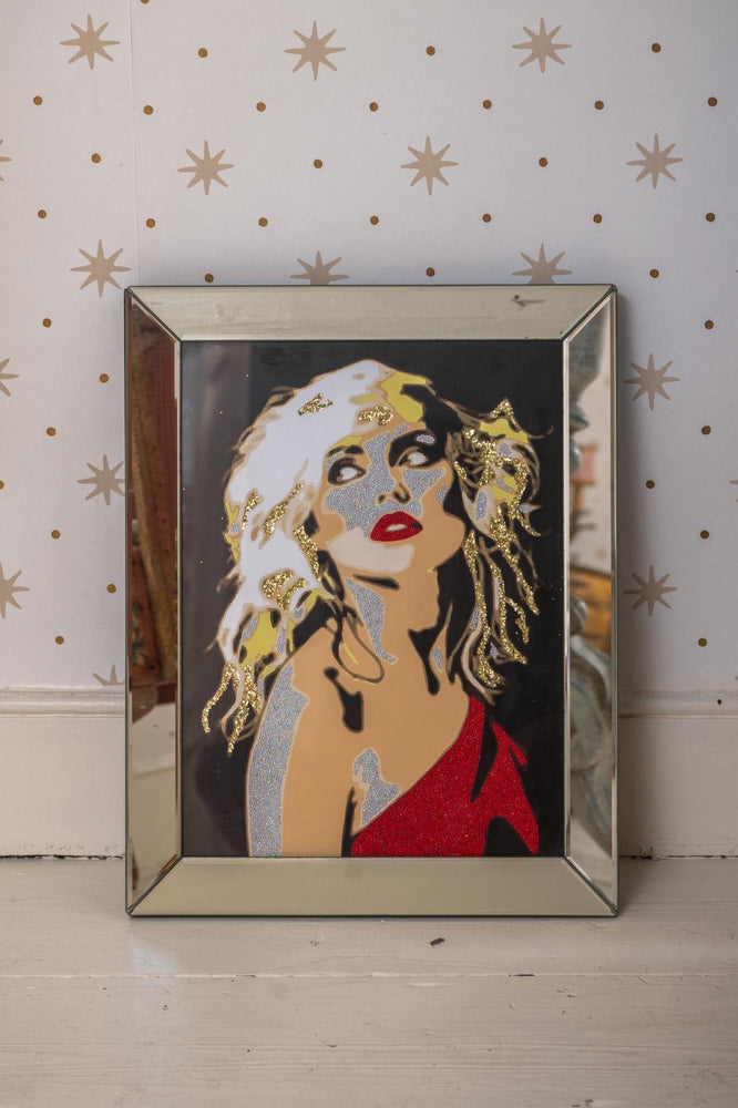 Blondie in Mirrored Frame