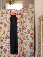 Vintage black maxi slip