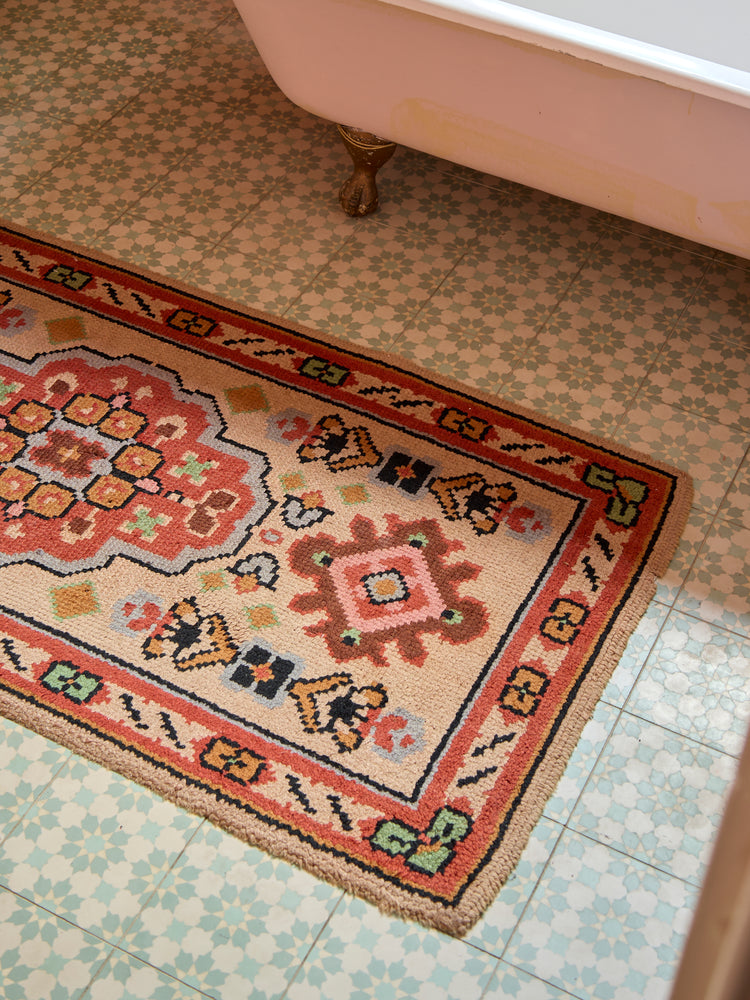 Antique floral rug