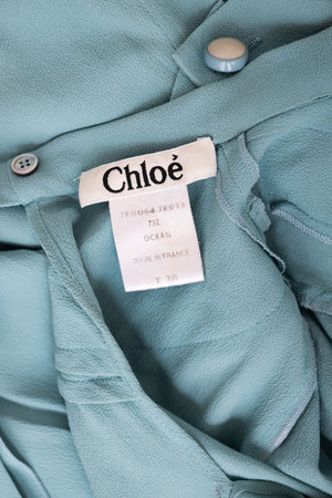 Vintage blue crepe Chloe dress