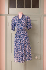 Vintage cotton wrap dress