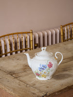 Vintage floral tea pot