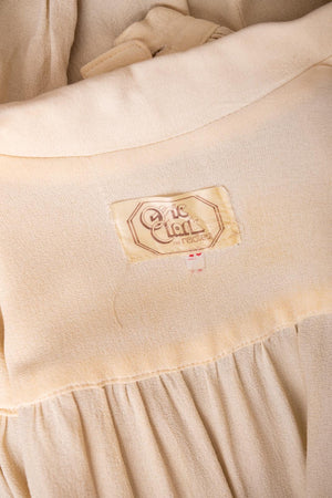 (Rare) Vintage Ossie Clark for Radley moss crepe dress