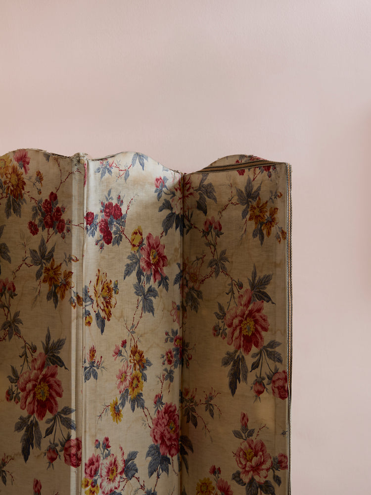 Antique floral screen