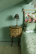A pair of (rare) Antique italian florentine oval side tables