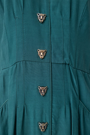 Harley Vera Newton Green shirt maxi dress