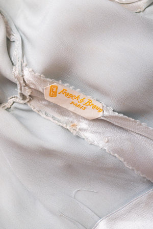 Vintage 1930’s silver silk jacket