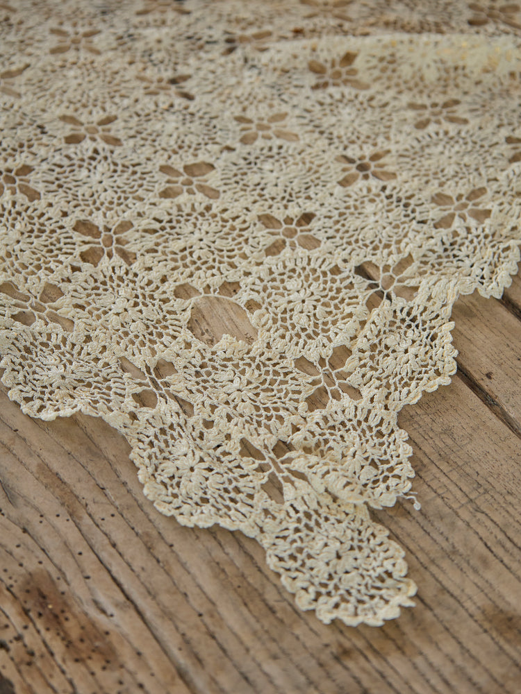 Vintage crochet tablecloth