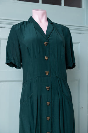 Harley Vera Newton Green shirt maxi dress
