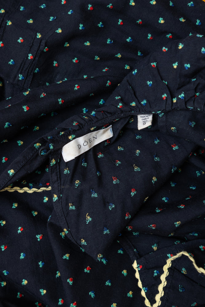 Doen polka dot floor length dress