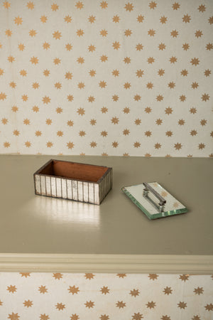 Antique mirrored box