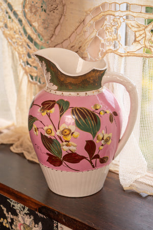 Large Antique Pink Jug