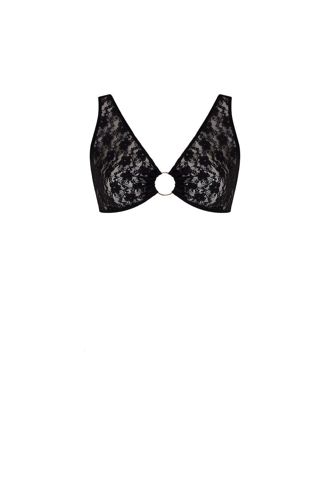 Barbara Black Lace Bra