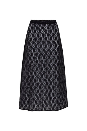 Black Lace Suzy Skirt