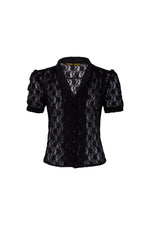 Black Lace Audrey Shirt