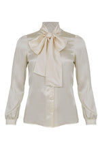 Cream silk Betty shirt