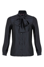 Black silk Betty shirt