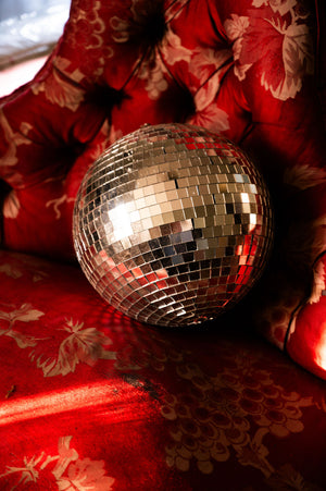 Antique small disco ball