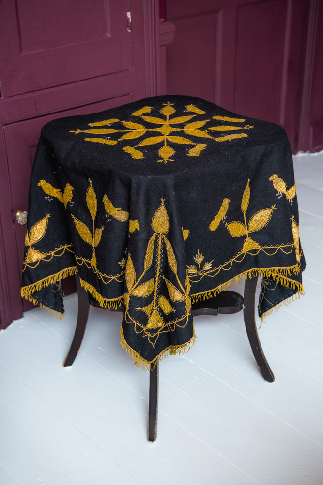 Antique Victorian tablecloth
