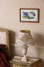 Vintage French lace lampshade