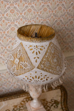 Vintage French lace lampshade